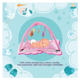 Toddylon Baby Bedding Set Mattress with Mosquito Net New Born Bed -  Pink image 3