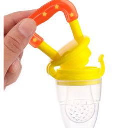 Numum Medium Size Silicone Fruit and Food Nibbler - Yellow (Color and design may vary) image 4