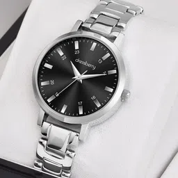 DressBerry Women Brass Dial & Stainless Steel Straps Analogue Watch DB-034-Black-image-53