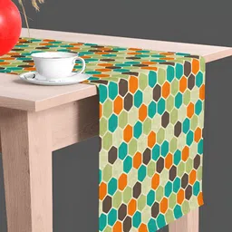 ArtzFolio Printed Rectangular Velvet Table Runner image 5