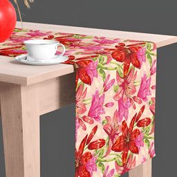 ArtzFolio Printed Rectangular Velvet Table Runner image 4