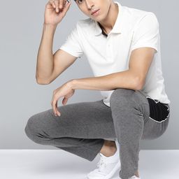 Alcis Men Grey Melange Track Pants-image-57