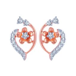 P.C. Chandra Jewellers 14 kt Gold & Diamond Earrings-picture-10