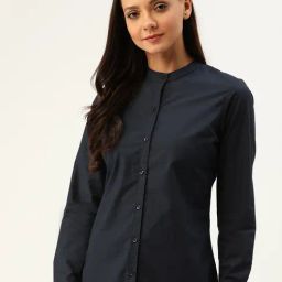 Hancock Navy Slim Fit Shirt-image-70