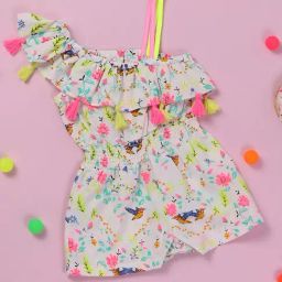 Nauti Nati Kids White Printed Jumpsuit-image-52