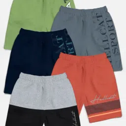 HELLCAT Kids Multicolor Printed  Shorts-image-55