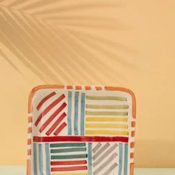 Artistease Hand Painted Ceramic Square Platter-image-37