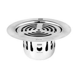Chilly 150 mm Cockroach Trap Stainless Steel Matt Finish Silver, CCT-RRDFC-150-image-99