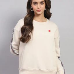 Rock.it Beige Cotton Blend Printed Full Sleeve Sweatshirt-image-37