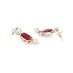Zaveri Pearls Multi Color Artificial Stones & Beads Necklace & Earring Set for Women image 4