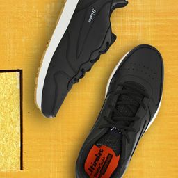 HIROLAS Men Black Synthetic Running Shoes-image-55