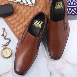 ID Men's Tan Formal Loafers-image-24