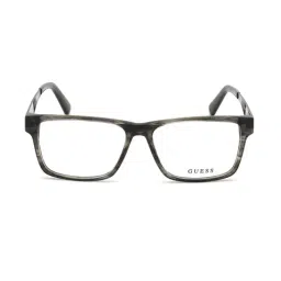 Guess Grey Rectangular Eye Frames for Men-image-4