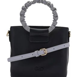 Globus Women Black Solid Vegan Leather Sling Bag-24