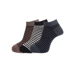 Dollar Multicolor Ankle Length Socks (Pack of 3)-21