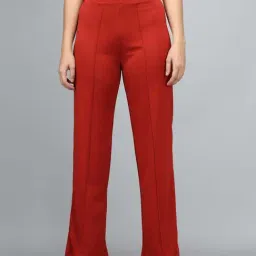 Kotty Orange Flared Fit Pants-36