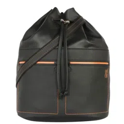 Baggit Black Solid Medium Sling Handbag-3