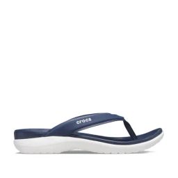 Crocs Women's Capri Navy Flip Flops-image-32