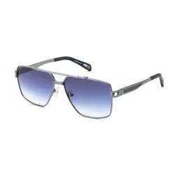 Irus Blue Oversize Irregular Sunglasses For Men-18