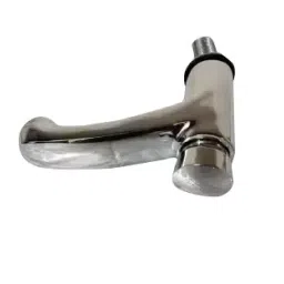 Kohinoor 953 Wall Mount Silver Push Type Pillar Cock-picture-18