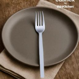 Culinex Queen Silver Stainless Steel Forks - Set of 6-38