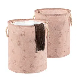 Kuber Industries Pink Set of 2 Regular Multi-Utility Organisers-10