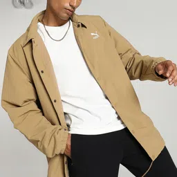 Puma Classics Coach Warmcell Longline Outdoor Padded Jacket-21