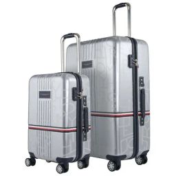 Tommy Hilfiger Twister Grey Printed Hard Trolley Bag Pack of 2 - 51.5 cm-picture-38
