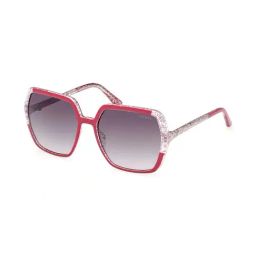 Guess GUS78835675BSG Grey UV Protected Square Sunglasses for Women-30
