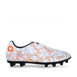 Aivin Men's Uplift 2.0 White & Orange Football Shoes-image-32