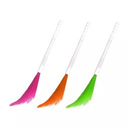 JEEBU Pink/Orange/Green 108 cm Adjustable Plastic Broom (Pack of 3)-image-70