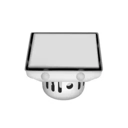 Sanjay Chilly Square Marble Floor Drainer with Cockroach Trap Silver 101 x 101 mm, ‎SCCT-STD-100-image-34