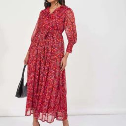 Styli Red Printed Maxi Dress-picture-17