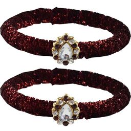 Vidhya Kangan Maroon Brass Bangles-image-85