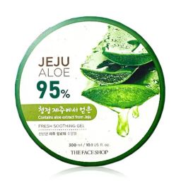 The Face Shop Jeju Aloe Fresh Soothing Gel with Vitamin E for Body, Face & Hair - 300 ml-image-31