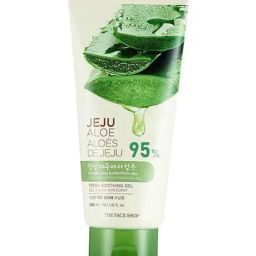 The Face Shop Jeju Aloe Fresh Soothing Gel Tube with Vitamin E for Body, Face & Hair - 300 ml-image-29
