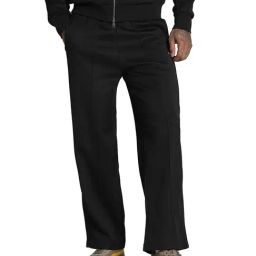 Puma T7 Black Cotton Relaxed Fit Solid Track Pants-image-39