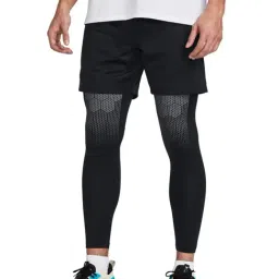 Under Armour Black Loose Fit Shorts-image-16