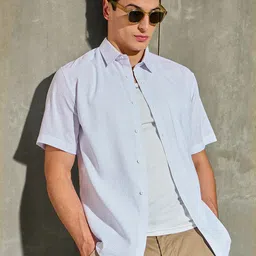 MASCLN SASSAFRAS Men Striped Casual Shirt-image-70