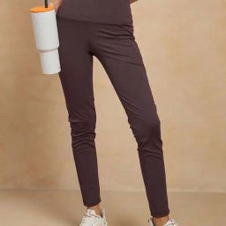 Color Capital Dark Brown Skinny Sports Tights-picture-17