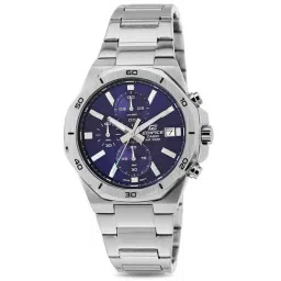 Casio EDifice EFV-640D-2AVUDF Blue Analog Dial Silver Stainless Steel Band Men's Watch ED584-53