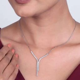 GIVA Shruti Haasan 92.5 Sterling Silver Collide Necklace for Women-picture-43