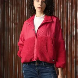 High Star Pink Relaxed Fit Sweatshirt-image-63