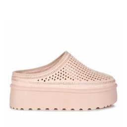 London Rag Women's Pink Mule Shoes-12