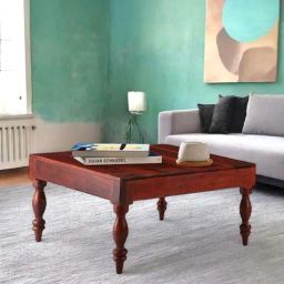 Ikiriya Sydney Brown Sheesham Wood Contemporary Coffee Table in Honey Finish-image-79
