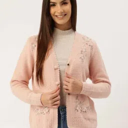 Apsley Pink Embroidered Cardigan-image-45