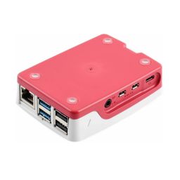 Raspberry Pi 4 Case Compatible with Pi 4 Model B 1GB, 2GB, 4GB, 8GB - (Red/White) - RS2426 Raspberry Pi 4 Case Compatible with Pi 4 Model B 1GB, 2GB, 4GB, 8GB - (Red/White) - RS2426 image 2