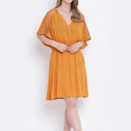 Oxolloxo Mustard Night Dress-picture-42