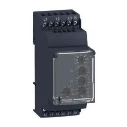 Schneider Electric Harmony Control Series 3 Phase DPDT 72x35x90 mm DIN Rail Mount Voltage Monitoring Relay, RM35UB3N30-1