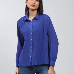 Label Ritu Kumar Royal Blue Shirt-62
